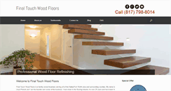 Desktop Screenshot of finaltouch-woodfloors.com