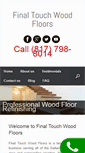 Mobile Screenshot of finaltouch-woodfloors.com